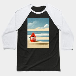 Beach Lifeguard Baseball T-Shirt